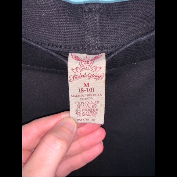 Black Capri Jeggings - Picture 3 of 8